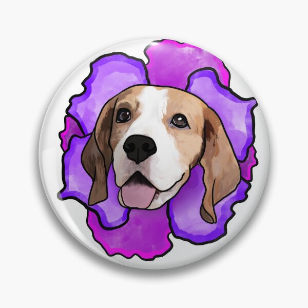 Item preview, Beagle flower  designed and sold by DarbyHunterArt.