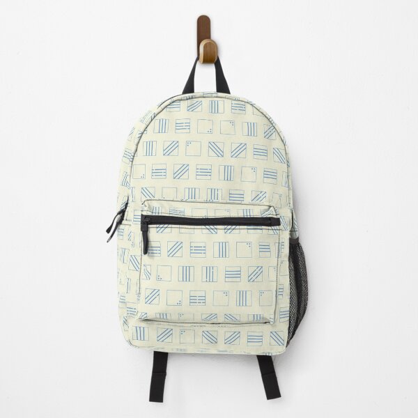Item preview, Blue Assorted Squares on Beige designed and sold by Sheldon Stewart.