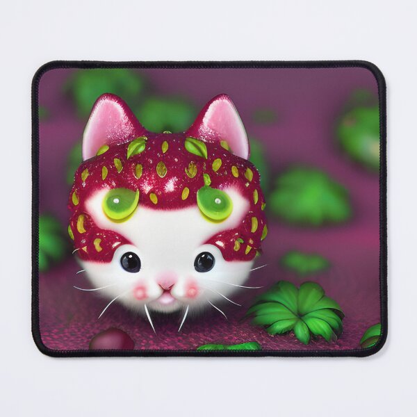 Item preview, A Tiny Kitten Strawberry designed and sold by ZenEverAI.
