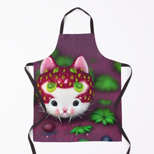 Item preview, A Tiny Kitten Strawberry designed and sold by ZenEverAI.