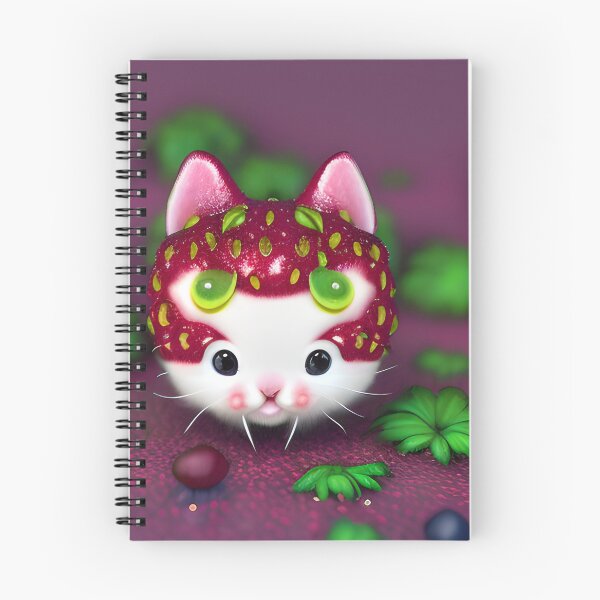 Item preview, A Tiny Kitten Strawberry designed and sold by ZenEverAI.
