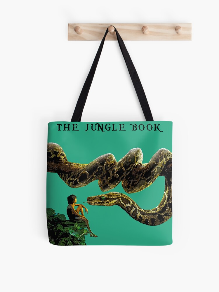 King Louie and Mowgli Canvas Tote Bag Jungle Book Tote 