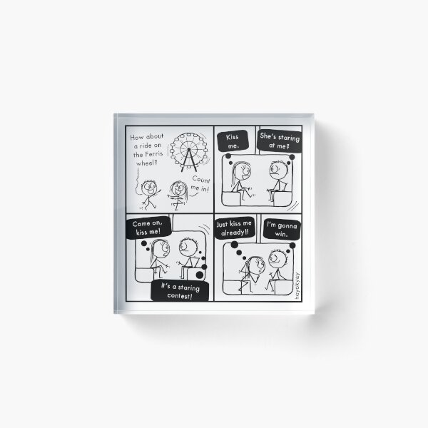Ferris Wheel heyokyay comic Acrylic Block