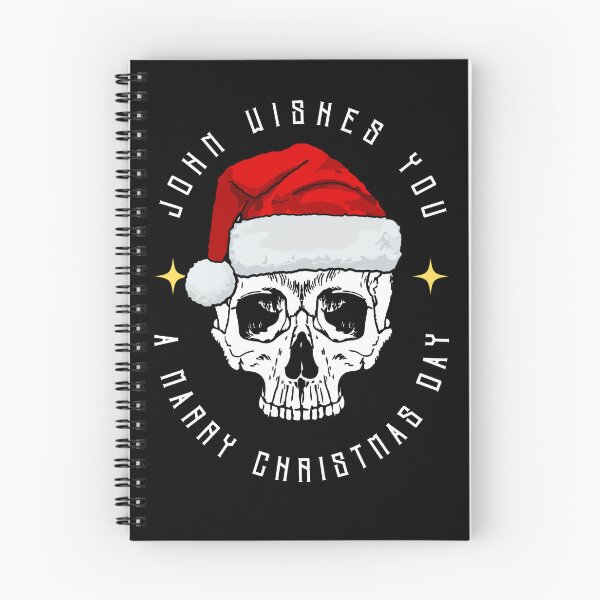 Item preview, JOHN NAME: JOHN CHRISTMAS SKULL DESIGN. designed and sold by AlexRelax.