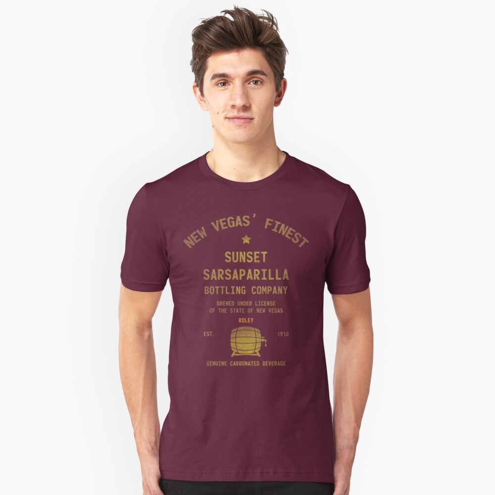 Sunset Sarsaparilla Slim Fit T-Shirt