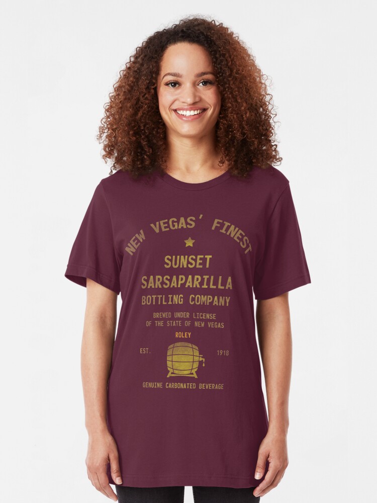 Alternate view of Sunset Sarsaparilla Slim Fit T-Shirt