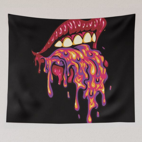 Item preview, Lava emerging of girl's mouth designed and sold by Right-Fit27.