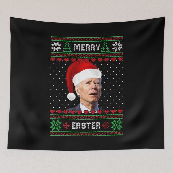 Item preview, Funny Joe Biden Merry Easter Ugly Christmas Sweater designed and sold by RosannaArt.