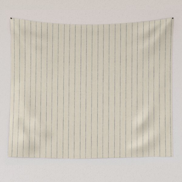 Item preview, Thin gray stripes on a cream background. designed and sold by marinaklykva.