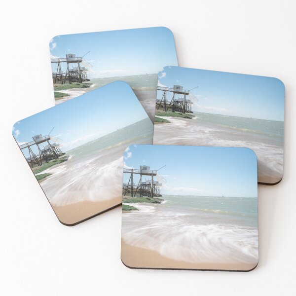 Item preview, Waves on sandy beach in France near La Rochelle designed and sold by sgrphotography.