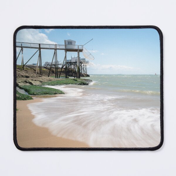 Item preview, Waves on sandy beach in France near La Rochelle designed and sold by sgrphotography.