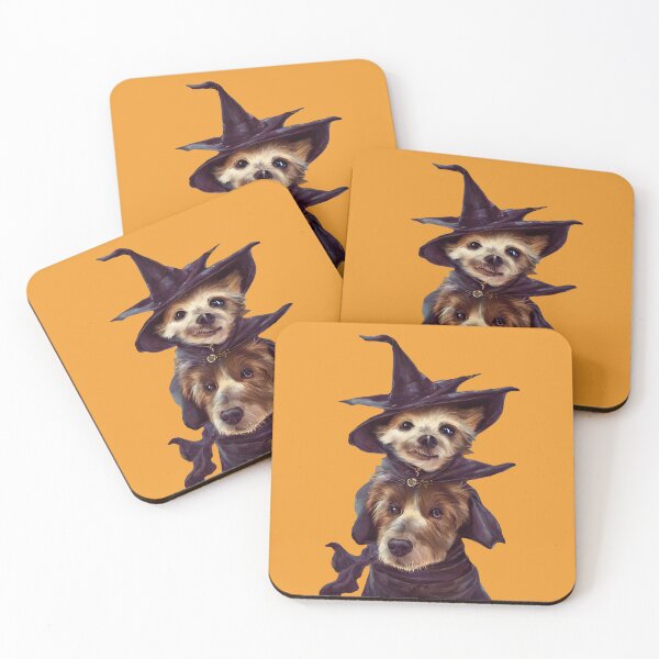 Item preview, Cute and Adorable Witch Dogs designed and sold by Trace1234.