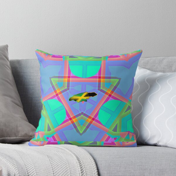 Item preview, UNFORGETTABLE WEST INDIES CHRISTMAS SOUVENIRS - UNIQUE ABSTRACT CARIBBEAN GEOMETRIC PATTERN - GREATJAMAICAN VIBES FLAG INSPIRATION designed and sold by Ralek.