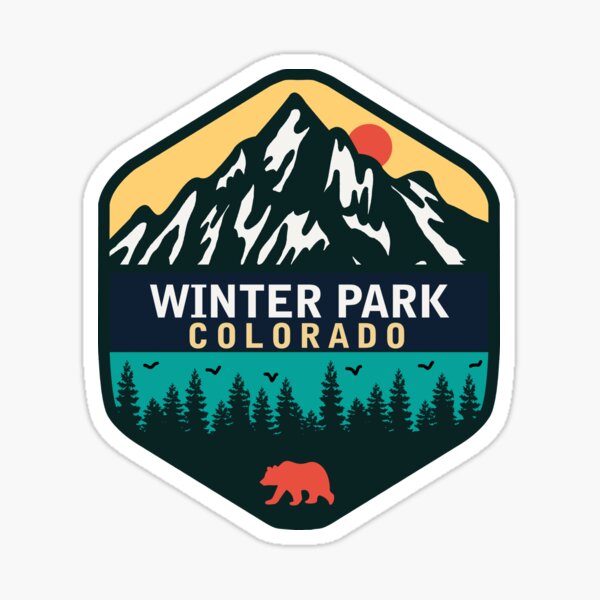 Vista previa del artículo con la obra «parque de invierno colorado», diseñado y vendido por Cool-Craze.