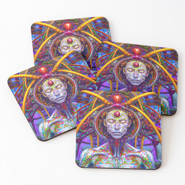 Item preview, Hyperdimensional Android (2) - Trippy Psychedelic Art designed and sold by TheThirdEye.