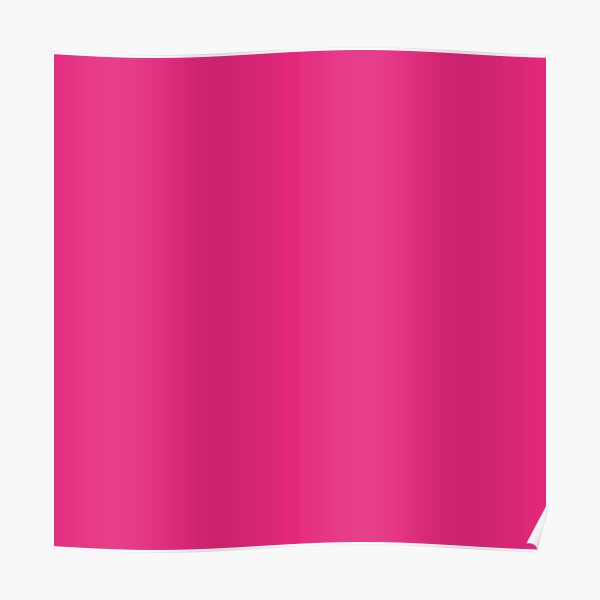 Pink Lemonade Simple Solid Color All Over Print Poster