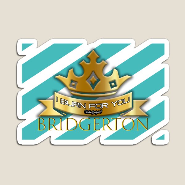 Aperçu de l'œuvre Bridgerton | « Je brûle pour toi » | Citation de Bridgerton | Citation de Daphné Bridgerton créée et vendue par ZaqGum.