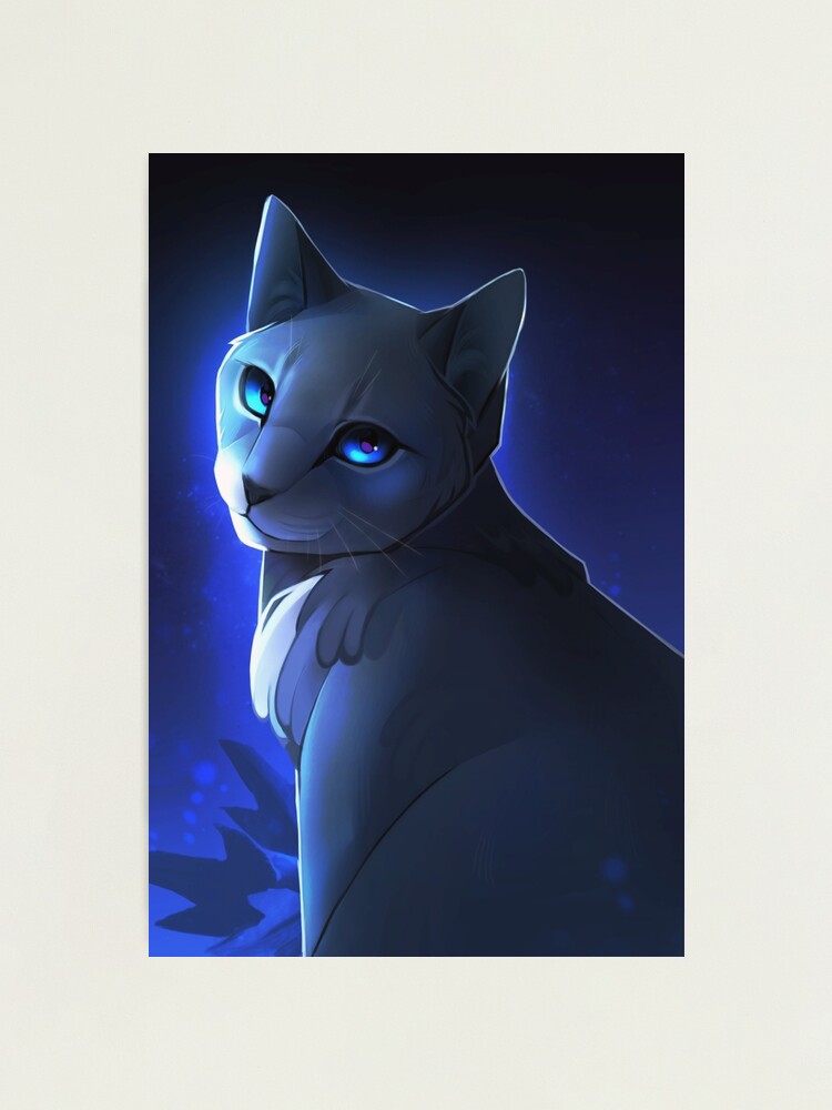 【YOURNUS】Blue Cat Printing Half Sleeve fpp,x_large,metallic,