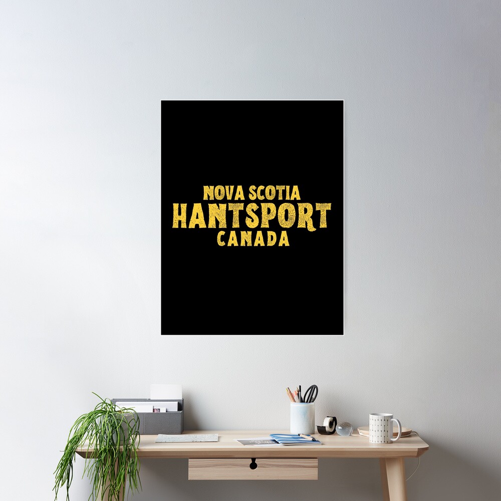 Hantsport Nova Scotia Canada Poster for Sale by CraftwithNadia | Redbubble