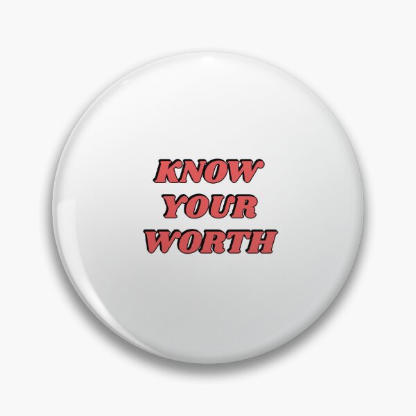 Item preview, Know your worth - self esteem affirmations designed and sold by Inspirationmotivation.