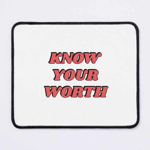 Item preview, Know your worth - self esteem affirmations designed and sold by Inspirationmotivation.
