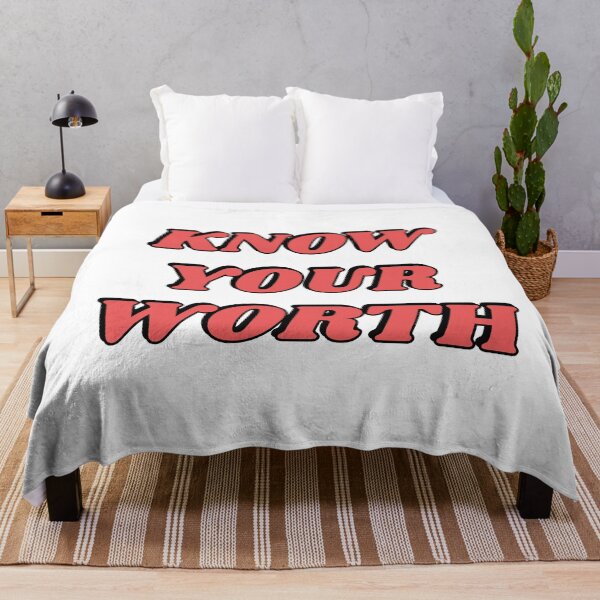 Item preview, Know your worth - self esteem affirmations designed and sold by Inspirationmotivation.