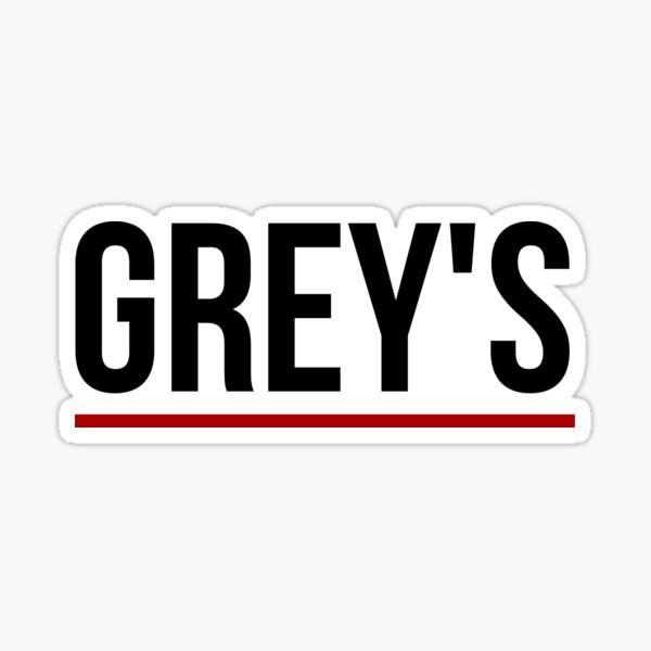 Grey's Anatomy Stickers | Redbubble