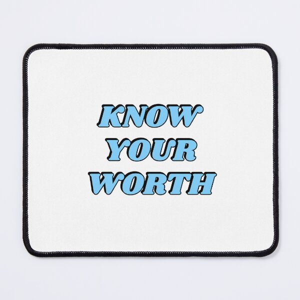 Item preview, Know your worth - self worth affirmations designed and sold by Inspirationmotivation.