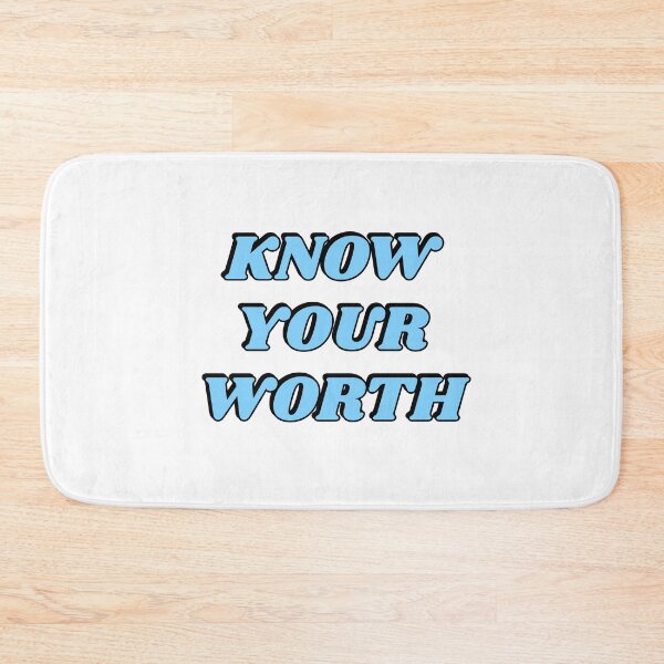 Item preview, Know your worth - self worth affirmations designed and sold by Inspirationmotivation.