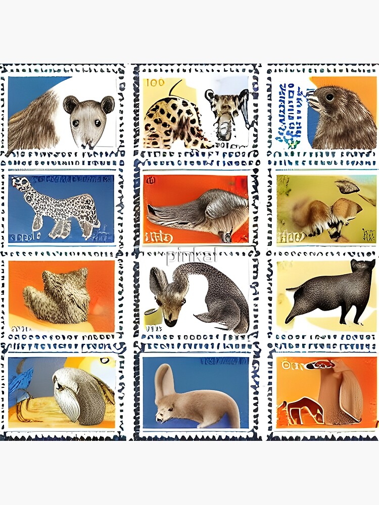 Animal Stamps | Art Print