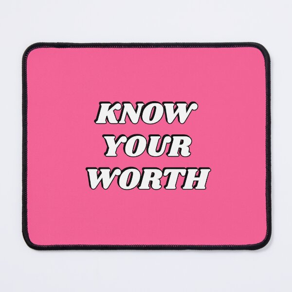 Item preview, Know your worth - self worth affirmations designed and sold by Inspirationmotivation.