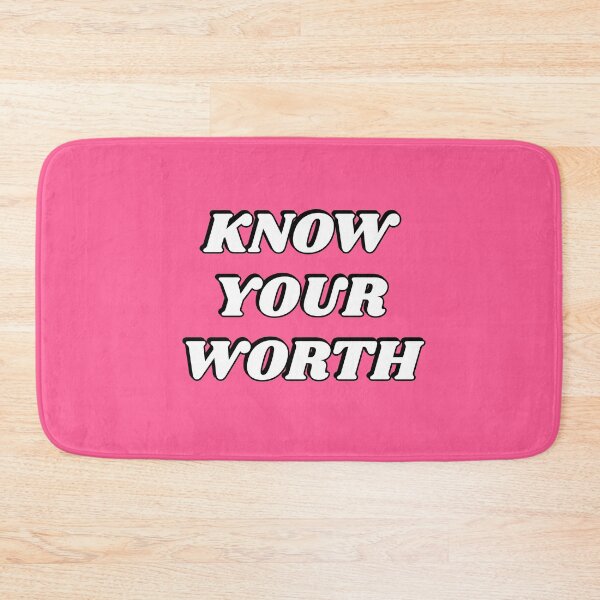 Item preview, Know your worth - self worth affirmations designed and sold by Inspirationmotivation.