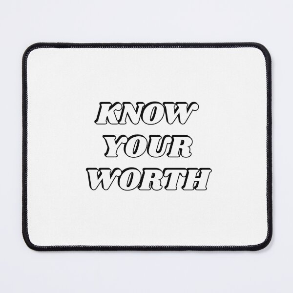 Item preview, Know your worth - self worth affirmations - love yourself designed and sold by Inspirationmotivation.