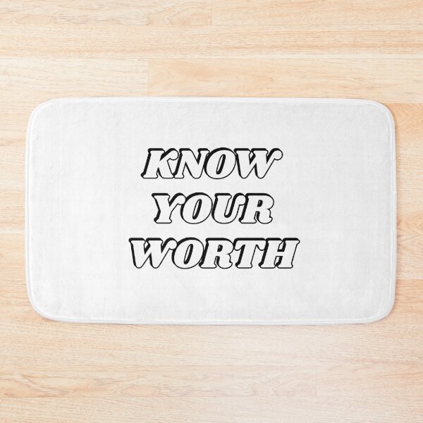 Item preview, Know your worth - self worth affirmations - love yourself designed and sold by Inspirationmotivation.