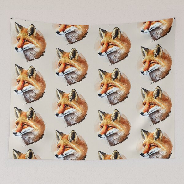 Item preview, Fox Art, Watercolor Painting designed and sold by KOTOdesign.