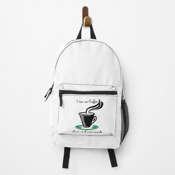 Item preview, I Run on Coffee Chaos and Cuss Words Gift Ideas for Coffee Lovers designed and sold by WeddingPrint.