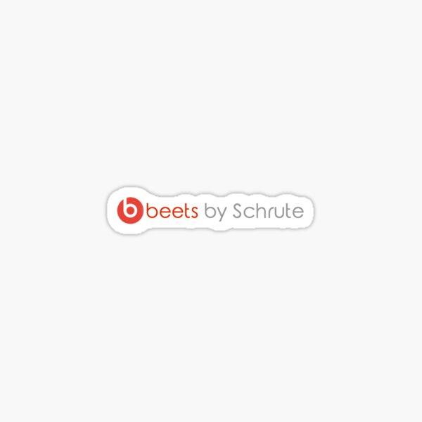beets by schrute Sticker