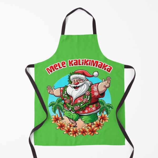 Item preview, Mele Kalikimaka Funny Hawaiian Santa in Hawaii Christmas designed and sold by PrestoDesign.
