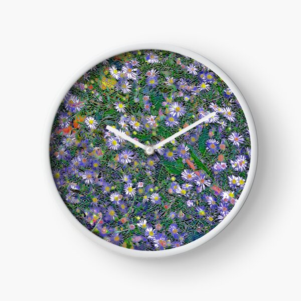 Item preview, Aster Mosaic, Floral Meadow Impression In Natural Hues designed and sold by Lawrence White.