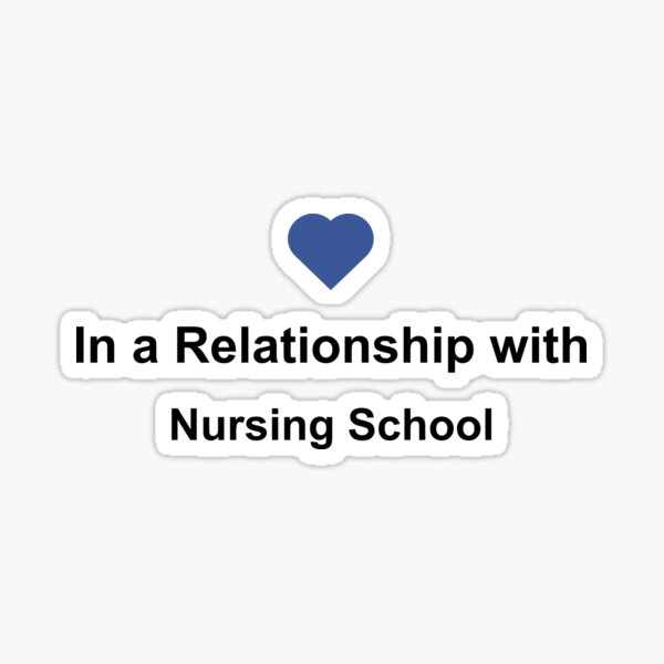 Item preview, In a Relationship with Nursing School Shirt - Nurse Student Facebook designed and sold by NakedShirts.