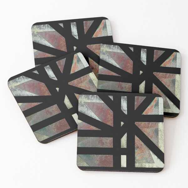 Item preview, View of Weathered Abstract Christmas flower  designed and sold by BlackArtichoke.