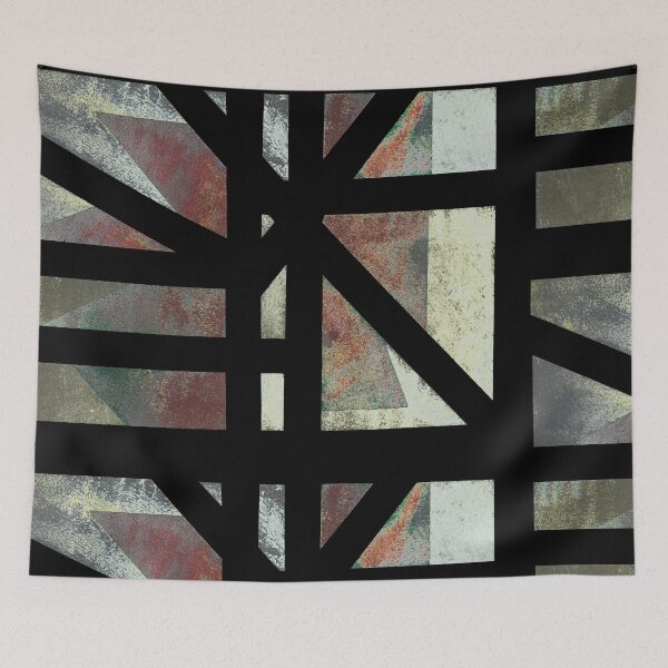 Item preview, View of Weathered Abstract Christmas flower  designed and sold by BlackArtichoke.