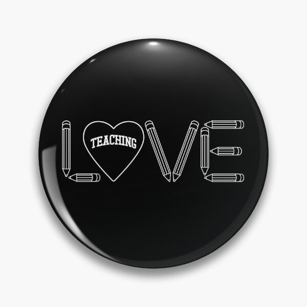 Item preview, Love Teaching - Education Teacher Heart designed and sold by MarkFiveDesign.