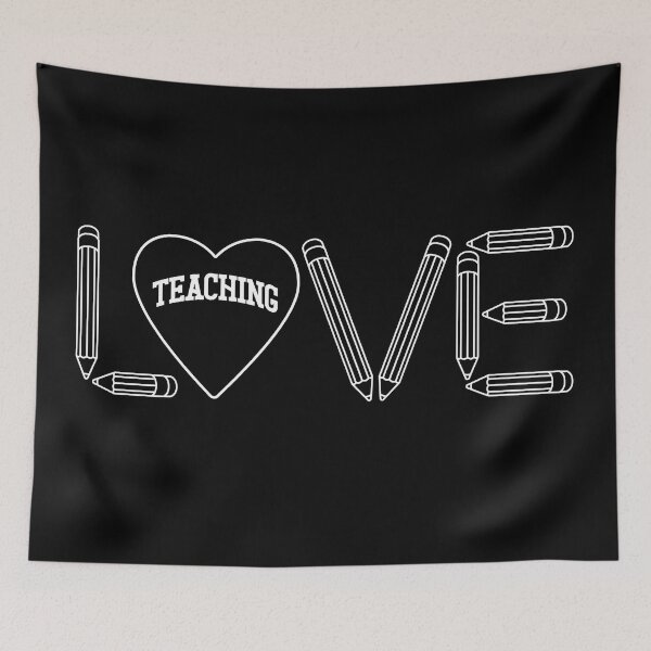 Item preview, Love Teaching - Education Teacher Heart designed and sold by MarkFiveDesign.