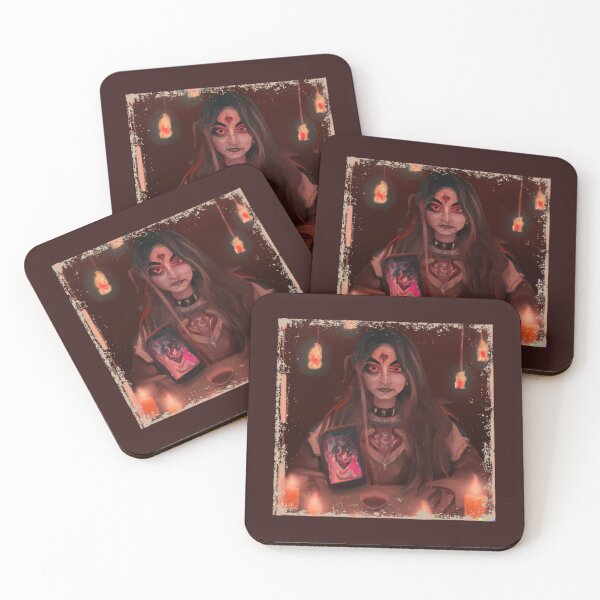 Item preview, EVIL WITCH READING TAROT CARDS  designed and sold by DanaMire.