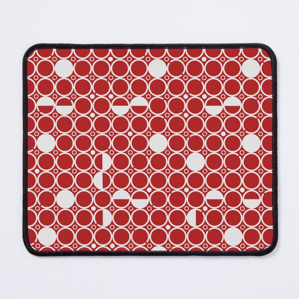 Item preview, White Circles on Red designed and sold by Sheldon Stewart.
