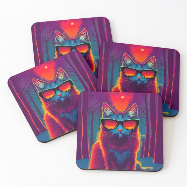 Item preview, Psychedelic cat in the sun designed and sold by Shakadelics.