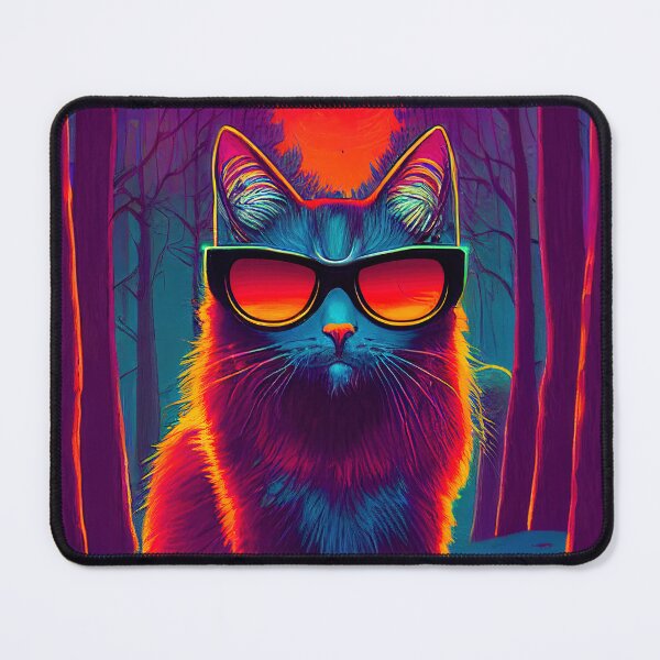 Item preview, Psychedelic cat in the sun designed and sold by Shakadelics.