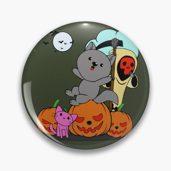 Item preview, Halloween pumpkins with bats and squirrel designed and sold by Right-Fit27.