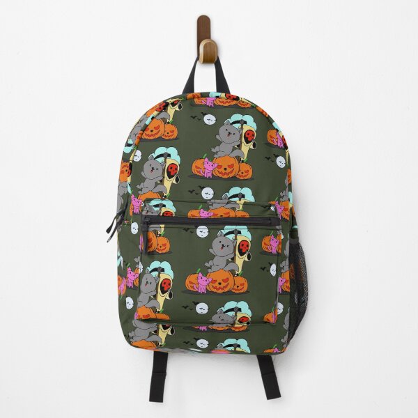 Item preview, Halloween pumpkins with bats and squirrel designed and sold by Right-Fit27.
